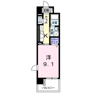 フィオーレ・YAMATO【3階】の間取り