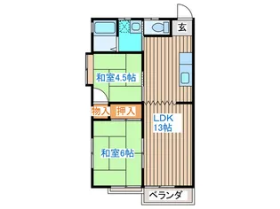ブラッサムタケダ【2階】の間取り