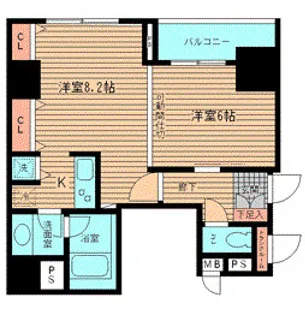 HF日本橋レジデンス【11階】の間取り