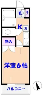 メゾンドワコー1【2階】の間取り