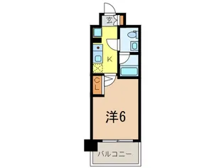 シーフォレシティ芝浦【2階】の間取り