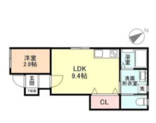 EVER PLACE 東新庄 I【1階】の間取り