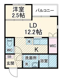 RadIAnce大江【3階】の間取り