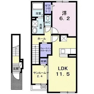 セレノ【2階】の間取り