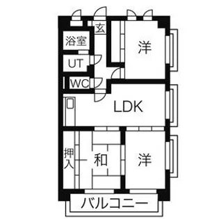 グランドール藤ヶ丘東【4階】の間取り
