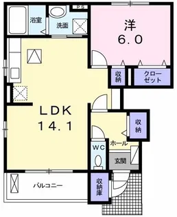 マルベリーハウス【1階】の間取り