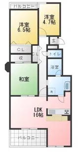 リアライズ柏I【2階】の間取り