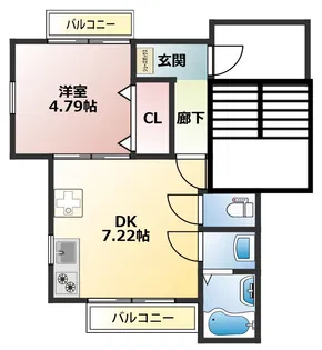 メゾンココ【2階】の間取り