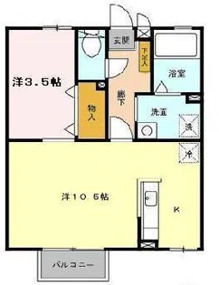 レグルス8【1階】の間取り