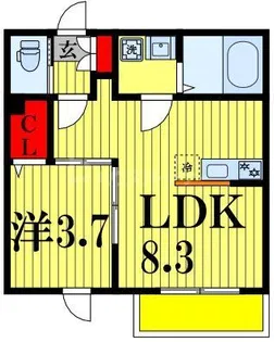 (仮称)グランアークスおおたかの森【3階】の間取り