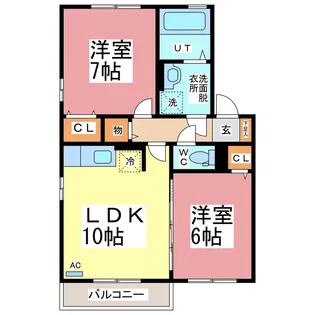 エンゼルロード【2階】の間取り
