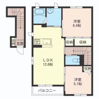 Wille (ヴィレ) I【2階】の間取り