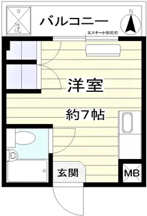 日吉フラッツ【3階】の間取り