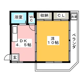 坂井ビル【4階】の間取り
