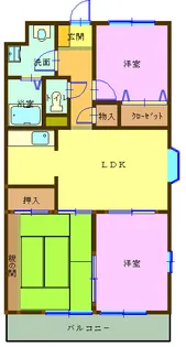 カーサエテルノ【4階】の間取り