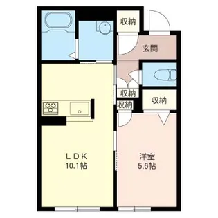 DearCourt【1階】の間取り