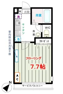 カサレス吉祥寺【2階】の間取り