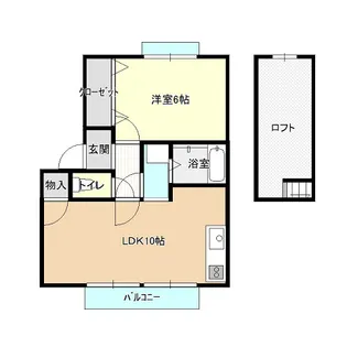 ビバライフ千代町【2階】の間取り