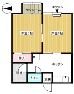 サンハイツ太田【2階】の間取り