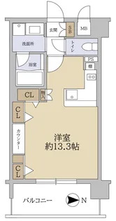 KAISEI梅田【4階】の間取り