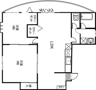 シャモットつくば【3階】の間取り
