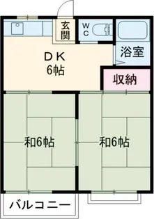 コーポイワキ【2階】の間取り