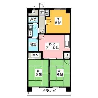 マンション渋谷II【3階】の間取り