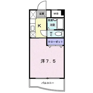 エスポワールさとう【3階】の間取り