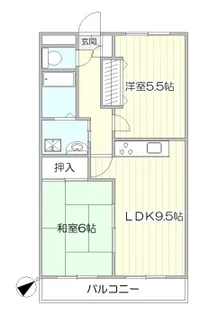 振栄ハイツVI【3階】の間取り