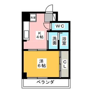 ツヅキビル【6階】の間取り