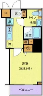 プレール・ドゥーク戸越銀座通り【2階】の間取り