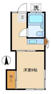 サンハイツA【2階】の間取り