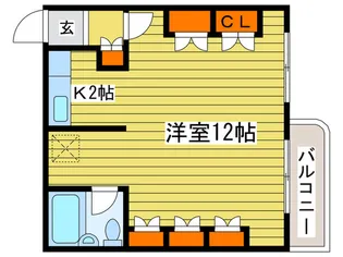 しんたくハイツ光星【3階】の間取り