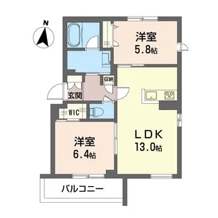 ボン・ブリーズII【2階】の間取り