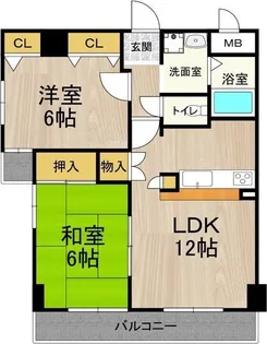 GATHERIA PACE【7階】の間取り