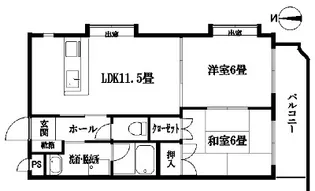 サンヒルズ坂之上【1階】の間取り