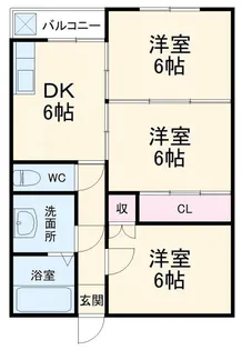コーポ宮ヶ崎【1階】の間取り