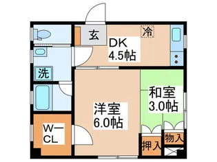 ルミネオオシロ【1階】の間取り