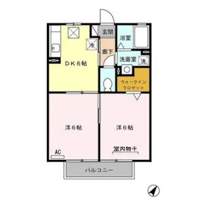 ボナール【1階】の間取り