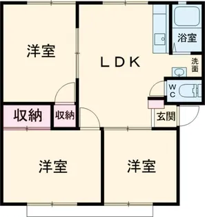ハーモニーハイツ II【2階】の間取り
