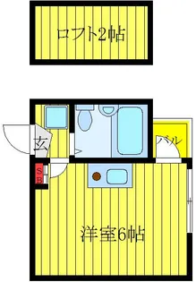 Blessハナサ【2階】の間取り