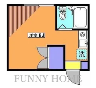 東京都世田谷区池尻2【アパート】の間取り