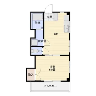 ハウスタケウラ【4階】の間取り