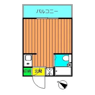 ハイツ東林間【2階】の間取り