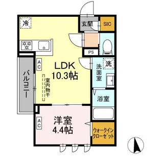 東京都墨田区東向島3【アパート】の間取り