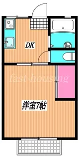 サンハイツシマダ【2階】の間取り