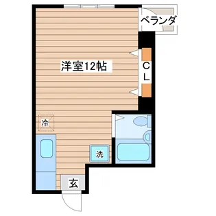 木村屋ビル【4階】の間取り