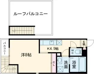 Grandtic Plaisir【2階】の間取り