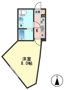 レピュア青砥レジデンス【5階】の間取り