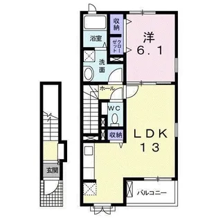 リベラル ファミリア【2階】の間取り